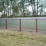 Забор из профнастила оцинкованного в Москве