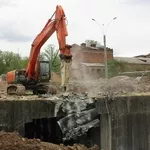 демонтаж фундамента и бетонных конструкций