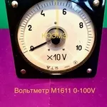 Вольтметр постоянного и пульсирующего тока М1611 0-100в