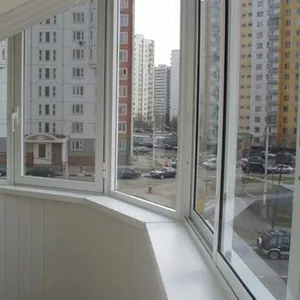 Пластиковые окна - остекление балконов!