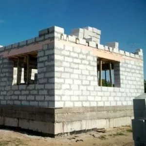 Строительство дома из пеноблока
