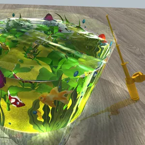 Детская развивающая игра 3D-рыбалка