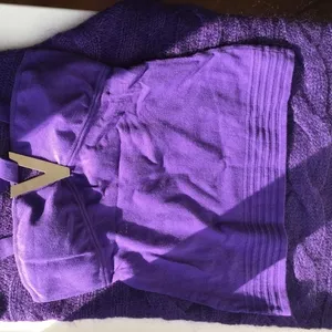 Топ майка новый versace италия 42 44 46 s m размер фиолетовый сиреневый цвет ткань полиамид мягкая т