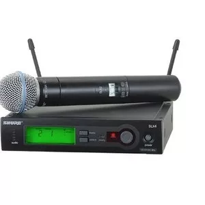 Микрофон SHURE SLX24/BETA58 проф.радиосистема.