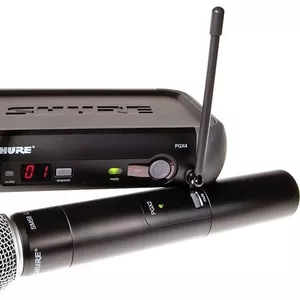 Микрофон SHURE PGX24/SM58 проф.радиосистема.КЕЙС.