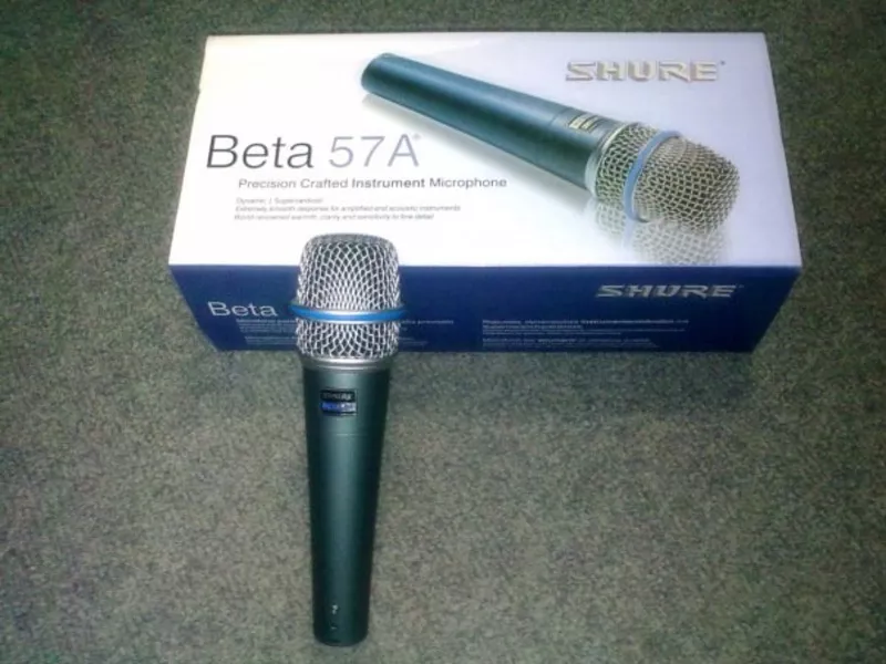 Микрофон SHURE BETA 57 A суперкардиоидный-вокально-инструментальный 2