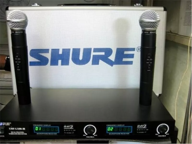 Микрофон Shure Lx88-III радиосистема 2 (беспроводных) микр Shure SM58 