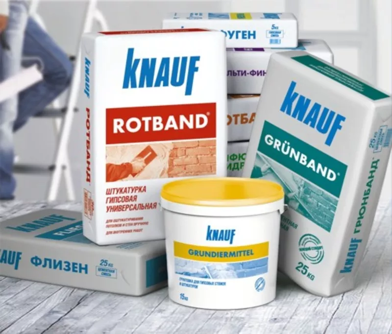 Гипсокартон knauf, профиль knauf, элементы пола, пазогребневые плиты