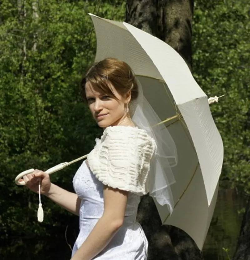 Свадебные аксессуары - зонты (зонтики) 2