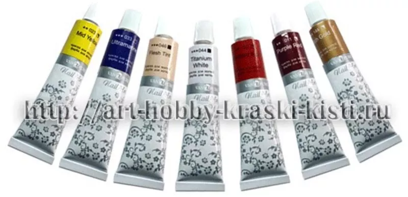 Купить акриловые краски Van Pure Nail Art для росписи ногтей