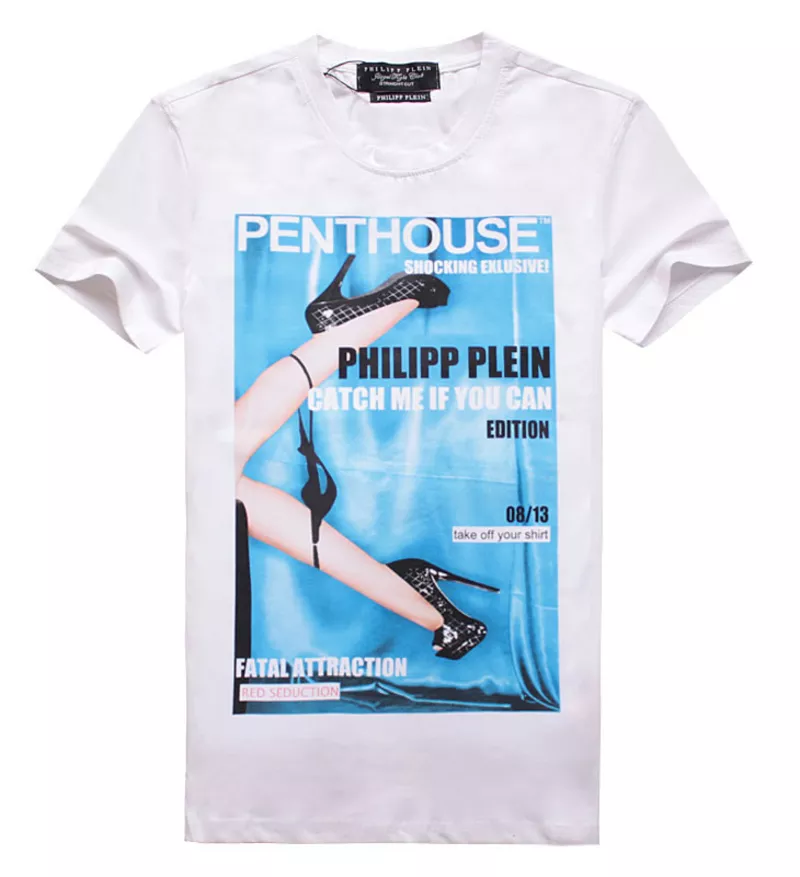 Philipp Plein Мужчины летом футболку 5
