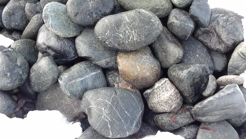 Речной камень галька,  валун,  песчаник для ландшафта и отделки. 4