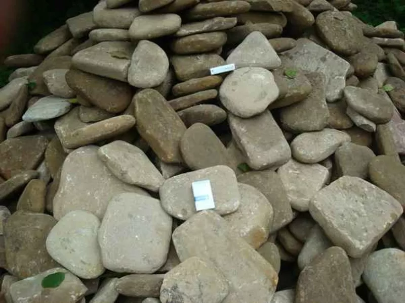 Речной камень галька,  валун,  песчаник для ландшафта и отделки. 6
