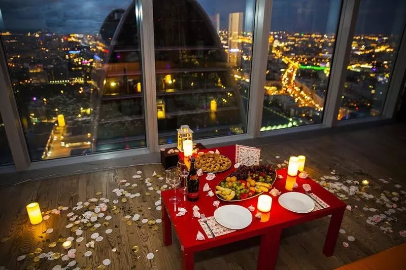 Незабываемое романтическое свидание в небоскребе Москва-Сити 4