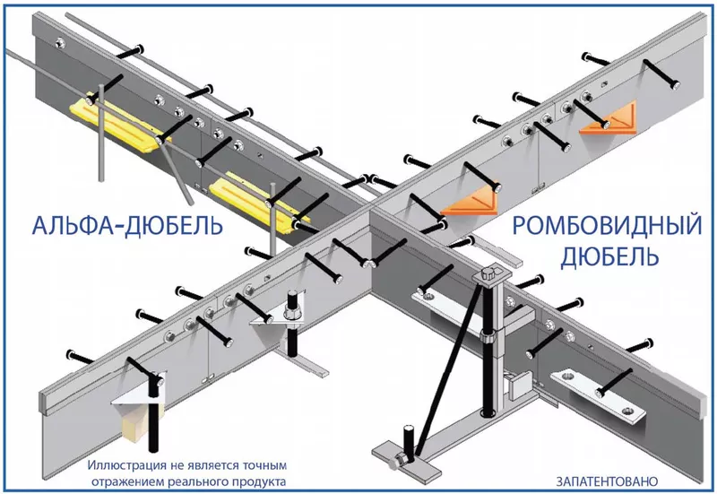 Несъемная опалубка Permaban AlphaJoint classic 4010 TD6 6