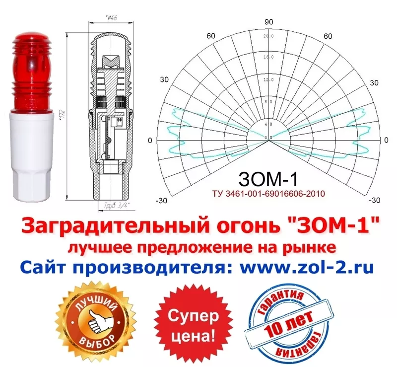 Заградительные огни «ЗОМ-1» 2