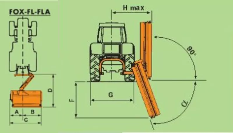 Косилка роторная AGRIMASTER FOX (Италия) 3