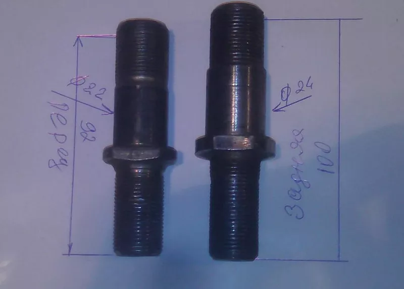 Product 703. Шпилька, Болты с гайкой на диск колесный для автокрана.  2