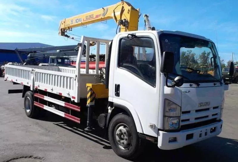 Манипулятор xcmg SQ3.2SK2Q шасси isuzu QL1100tмar 4