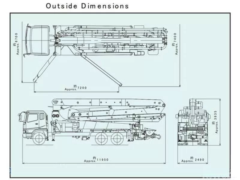 Бетононасос kyokuto PY120-37 2