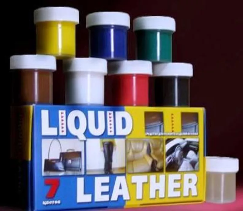 Жидкая кожа Liquid Leather набор для ремонта кожаных изделий 5