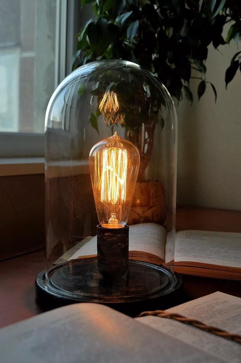 Лампа в стиле лофт