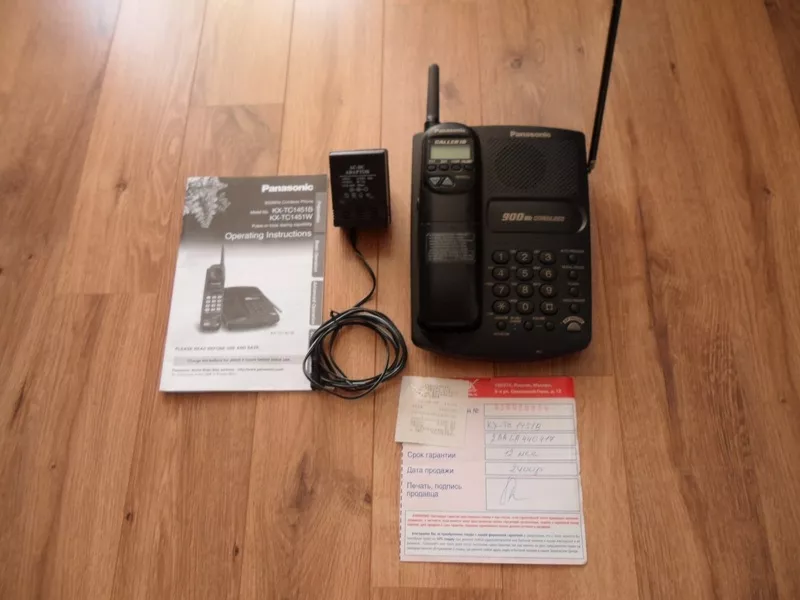 Беспроводной радиотелефон Panasonic KX-TC1451B  почти новый,  стандарта 2