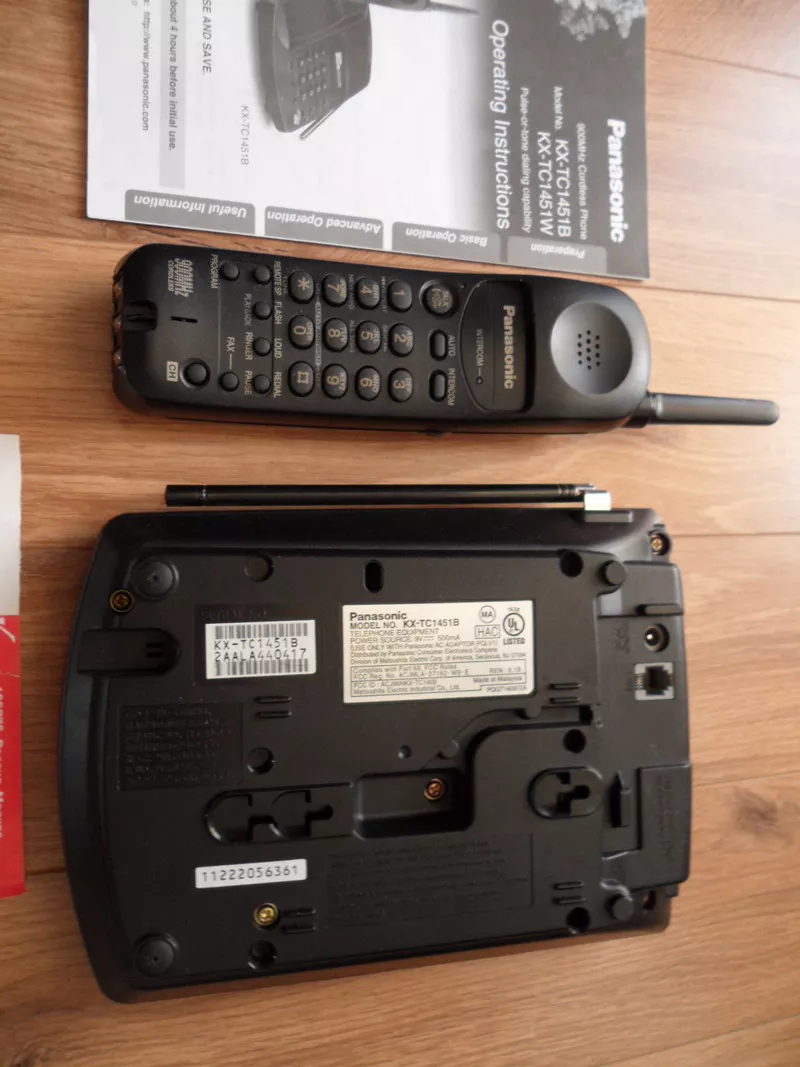 Беспроводной радиотелефон Panasonic KX-TC1451B  почти новый,  стандарта 5