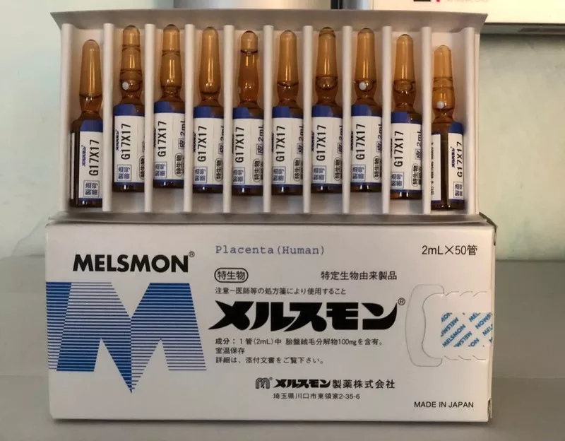 Laennec и Melsmon (Мелсмон) – плацентарные препараты Японского произво 3