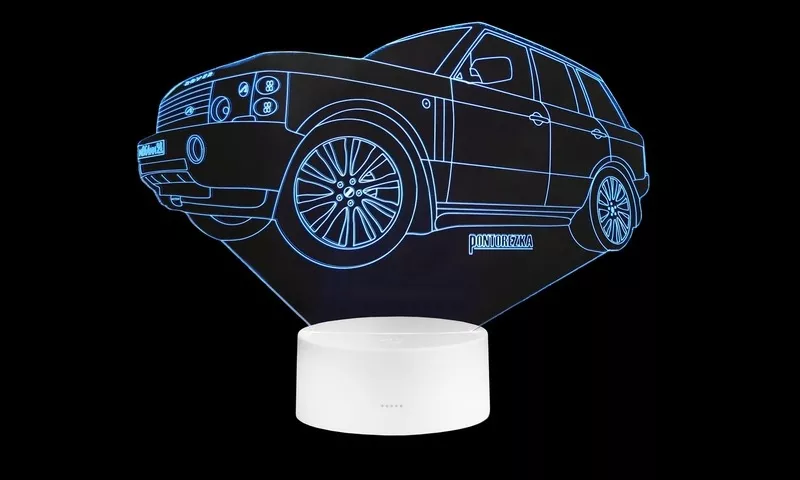 3D лампа - ночник Range Rover 