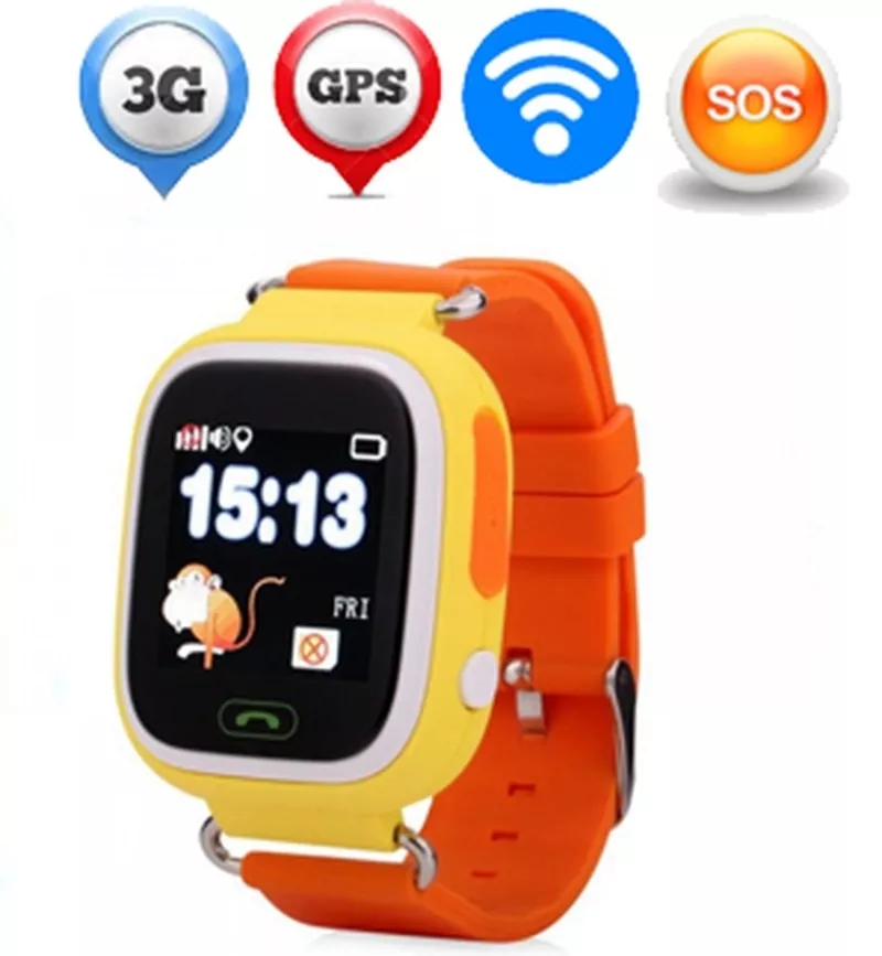 Детские часы с GPS - Smart Baby Watch Q100 5