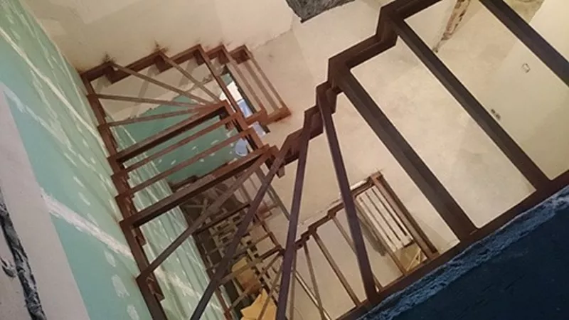 Изготовление металлических каркасов для лестниц 2