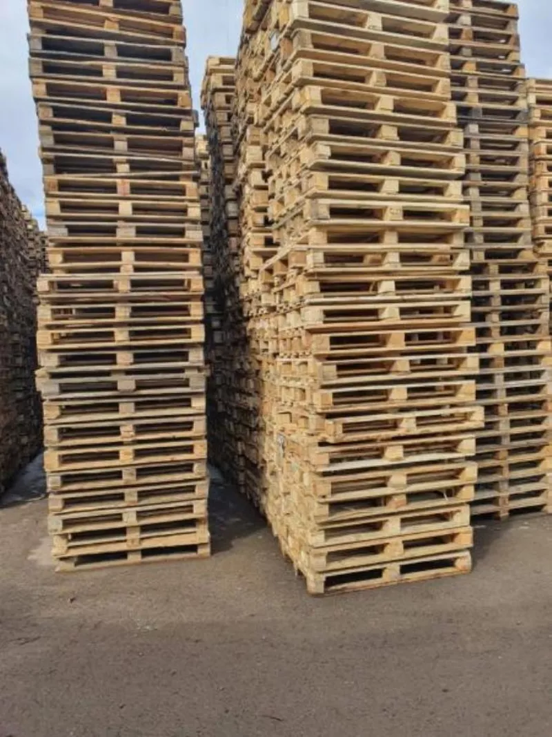 Продаем деревянные поддоны бу от 150 шт 3