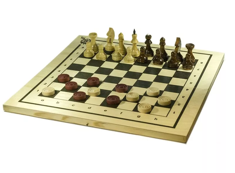 Настольная игра Набор 2 в 1 (шахматы,  шашки)