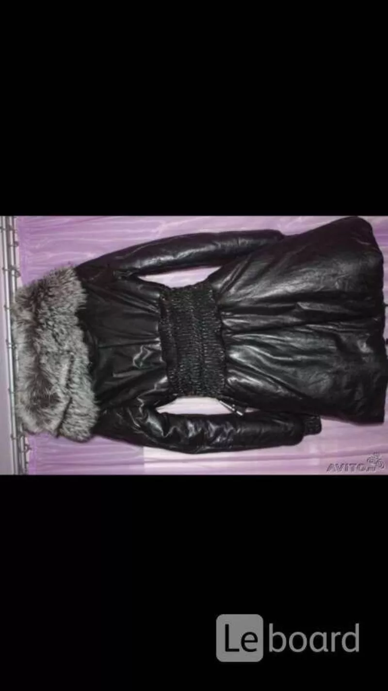 Пуховик куртка новая fashion furs италия 44 46 s m кожа черный мех чернобурка капюшон женский плащ п 2