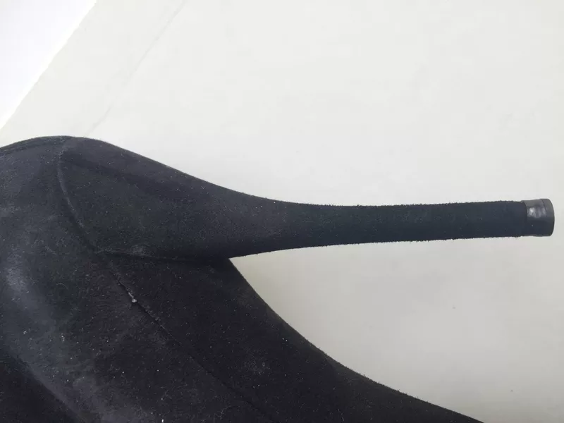 Сапоги чулки новые casadei италия 39 размер черные замша внутри кожа стрейтч платформа 1 см каблук ш 7