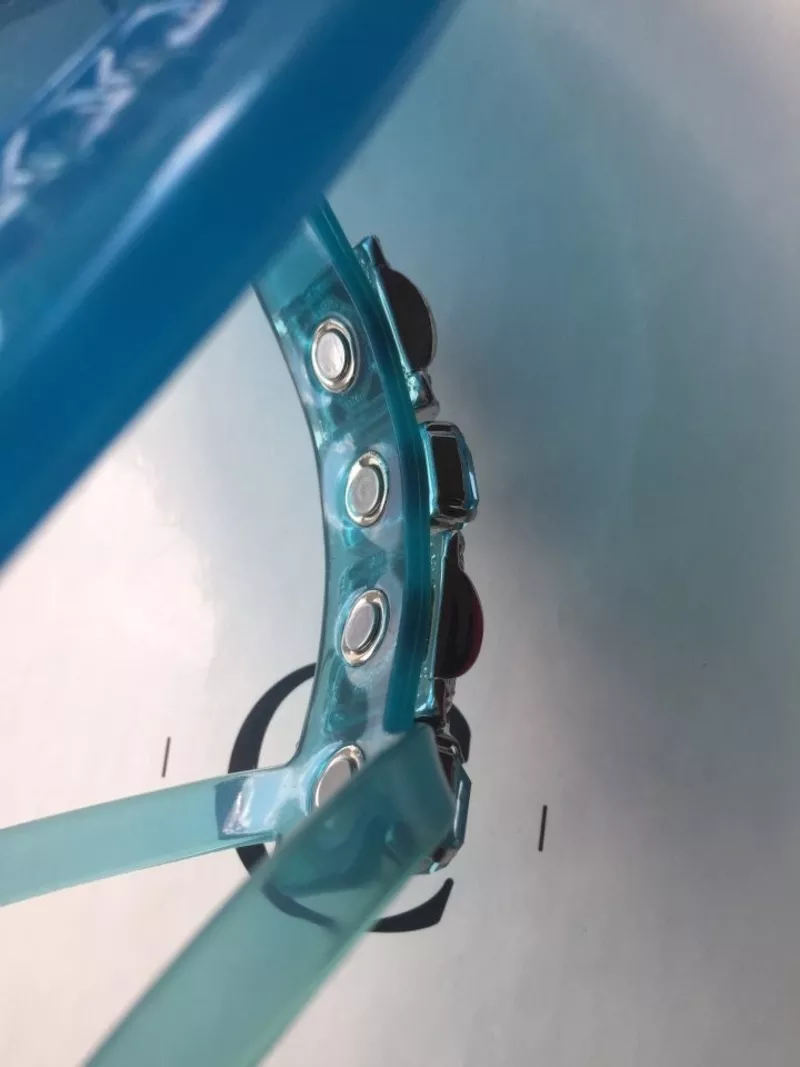 Сланцы сандалии новые casadei италия 39 размер голубые силикон стразы сваровски кристаллы swarovski 6