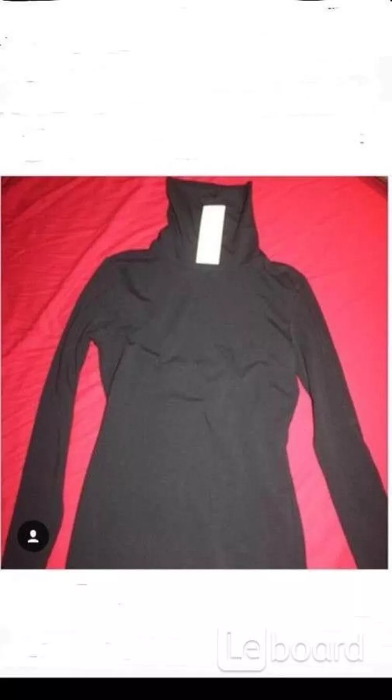 Водолазка новая diane funsterberg 44 46 s m черная вискоза мягкая женская оригинал блуза блузка 3