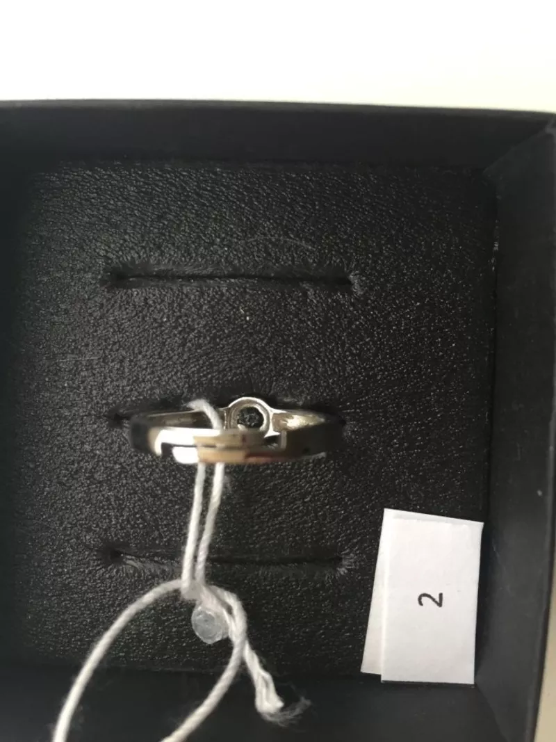 Кольцо новое серебро камень фианит циркон 16-19 раздвижное украшение ювелирной женское аксессуары 4