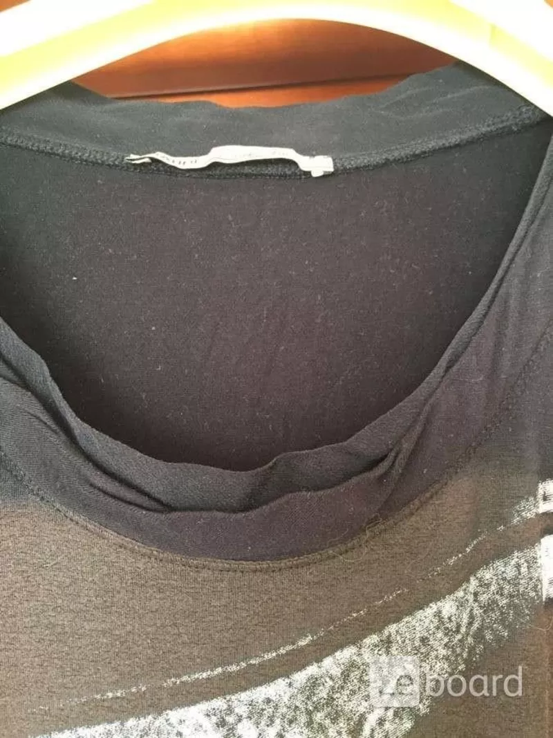 Платье туника gaudi м 46 44 s чёрная принт рисунок бисер нашит футболка сарафан топ одежда женская м 5