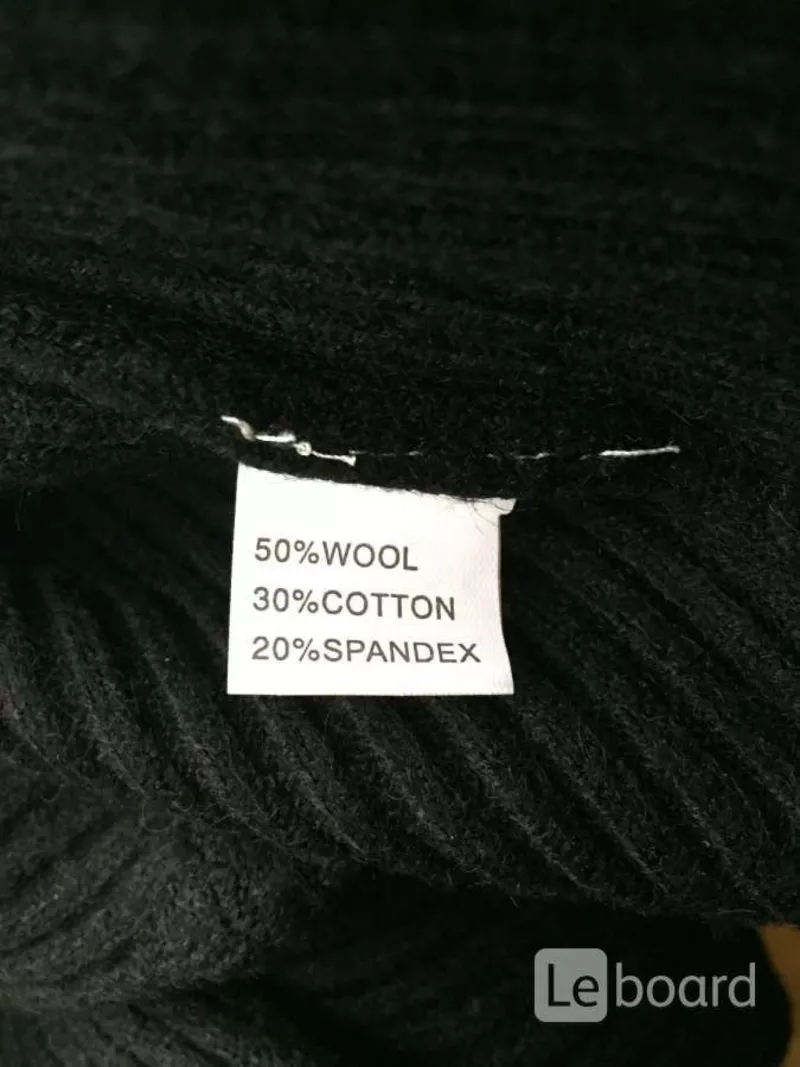 Платье новое чёрное м 46 вязаное футляр по фигуре миди шерсть разные цвета лапша чулок женское тепло 3