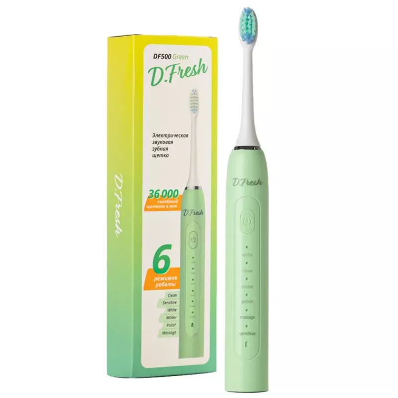 Электрические щетки для зубов D.Fresh DF500 (зеленые)